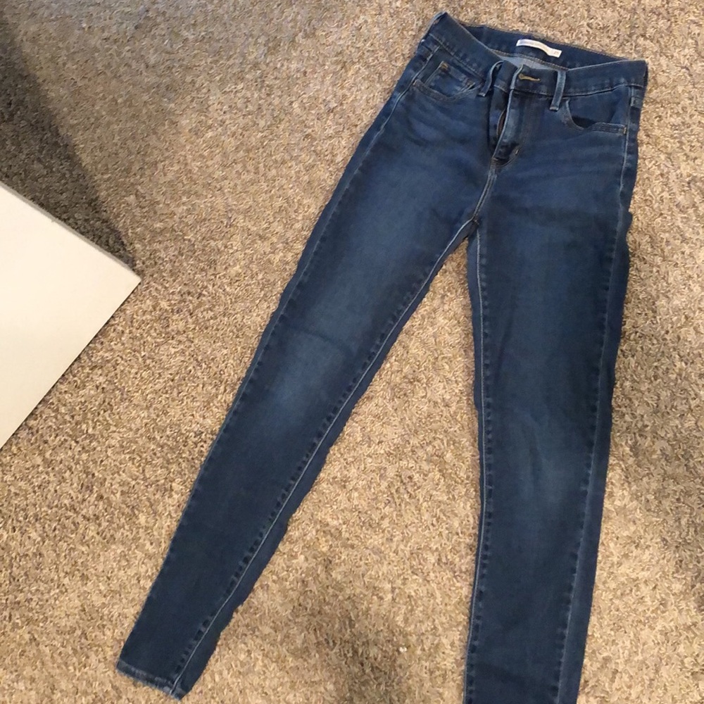 720 high rise super skinny Levi jeans - Picture 2 of 4